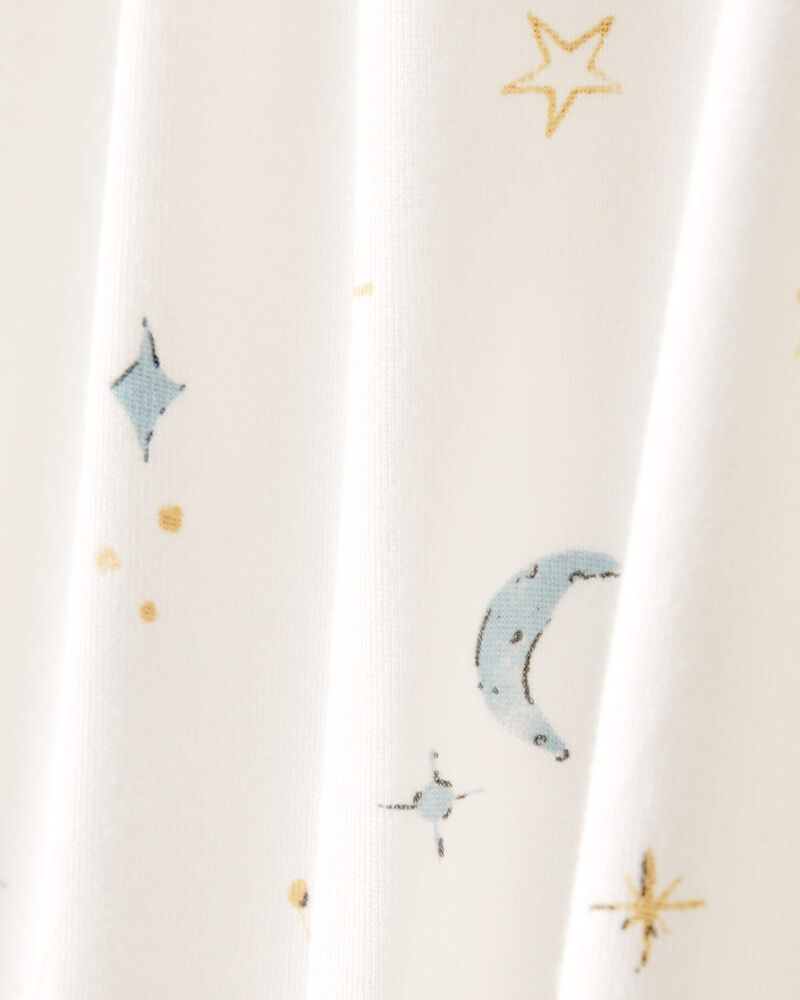 Baby Constellation 2-Way Zip PurelySoft Sleeper - Cream, image 5 of 8 slides