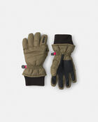Boys Kombi Peaked Gloves - Khaki, image 1 of 2 slides