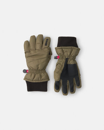 Boys Kombi Peaked Gloves - Khaki, 