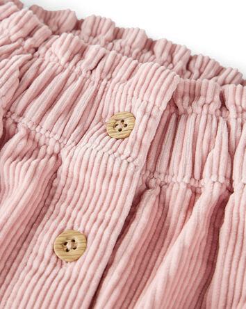 Toddler Girl Organic Cotton Corduroy Skirt, 