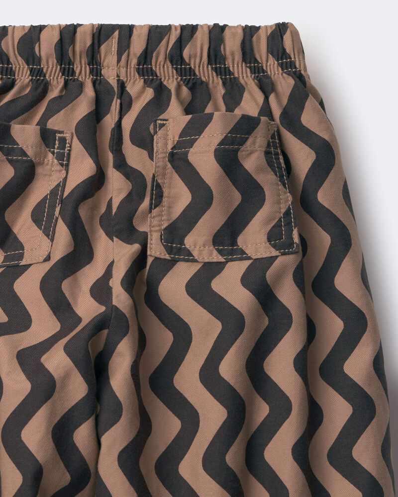 Toddler Chevron Baggy Pant - Tan, image 3 of 3 slides