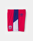 Ensemble 2 pi&egrave;ces chandail de soccer et short Umbro de l&rsquo;Angleterre pour tout-petit - Rouge/Bleu/Blanc, image 9 sur 12 diapositives