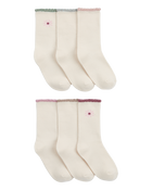 Kid 6-Pack Daisy Socks, image 1 of 2 slides