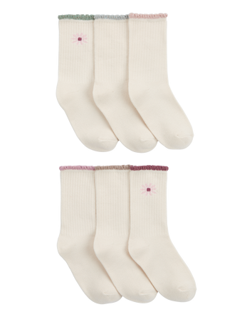 Kid 6-Pack Daisy Socks, 
