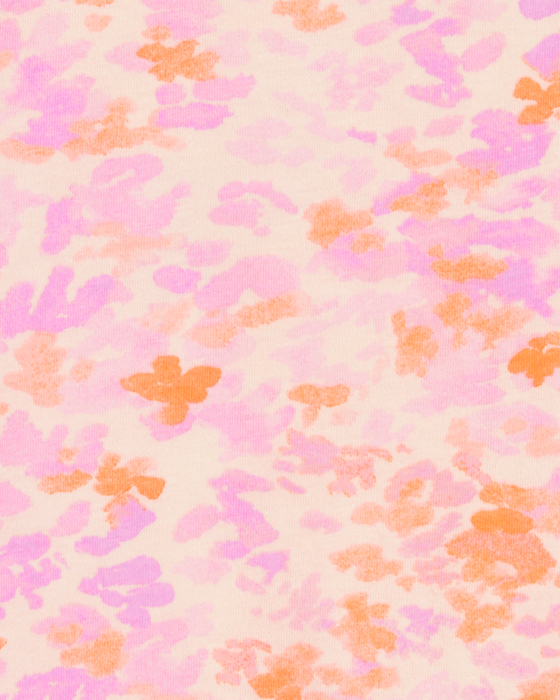 Kid Floral Short-Sleeve Tee - Pink, image 2 of 3 slides