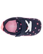  Every Step® First Walker Heart Athletic Sneakers - Navy, image 4 of 7 slides