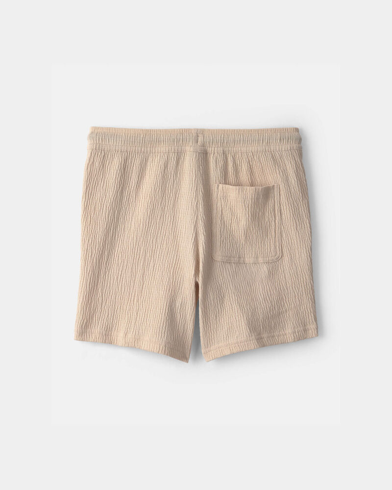 Gar&ccedil;ons - Short avec poches &agrave; motif de plage - Beige, image 2 sur 3 diapositives
