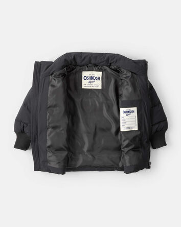 Toddler Boy Urban Bubble Heavy Weight Jacket - Black, 