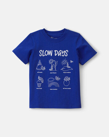 Toddler Boy Slow Days Graphic Tee - Blue, 