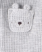 Baby Boy 3-Piece Thermal Bear Little Cardigan Set, image 5 of 6 slides