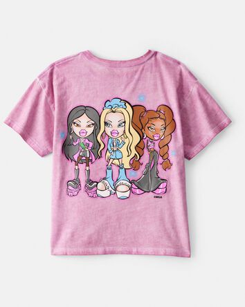 Girls Bratz Short-Sleeve Graphic Tee - Pink, 