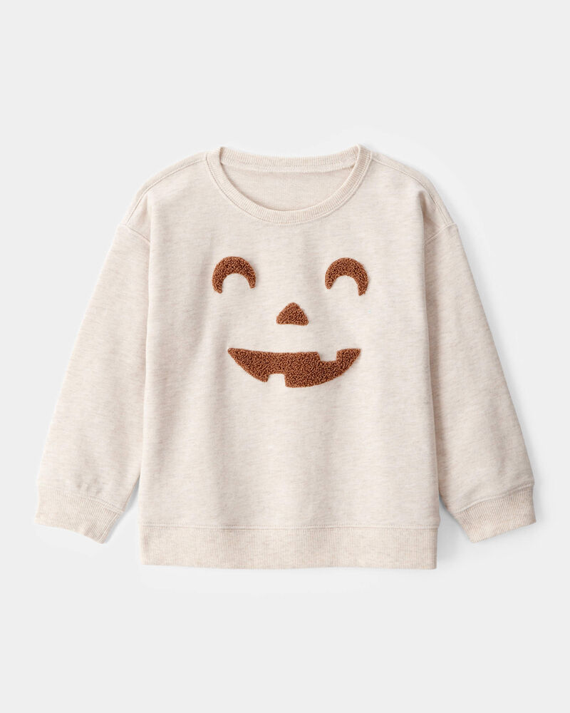 Tout-petit Chandail Jack-O-Lantern Halloween, image 1 sur 4 diapositives