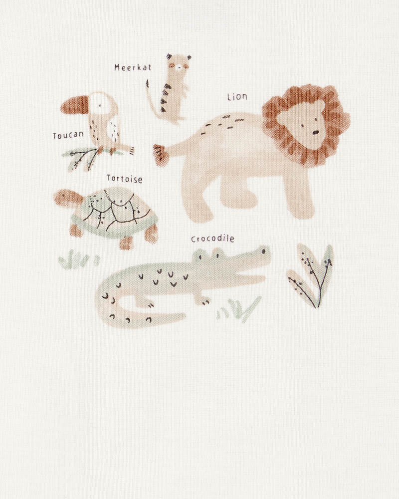 Baby 3-Piece Lion Little Cardigan Set, image 3 of 4 slides