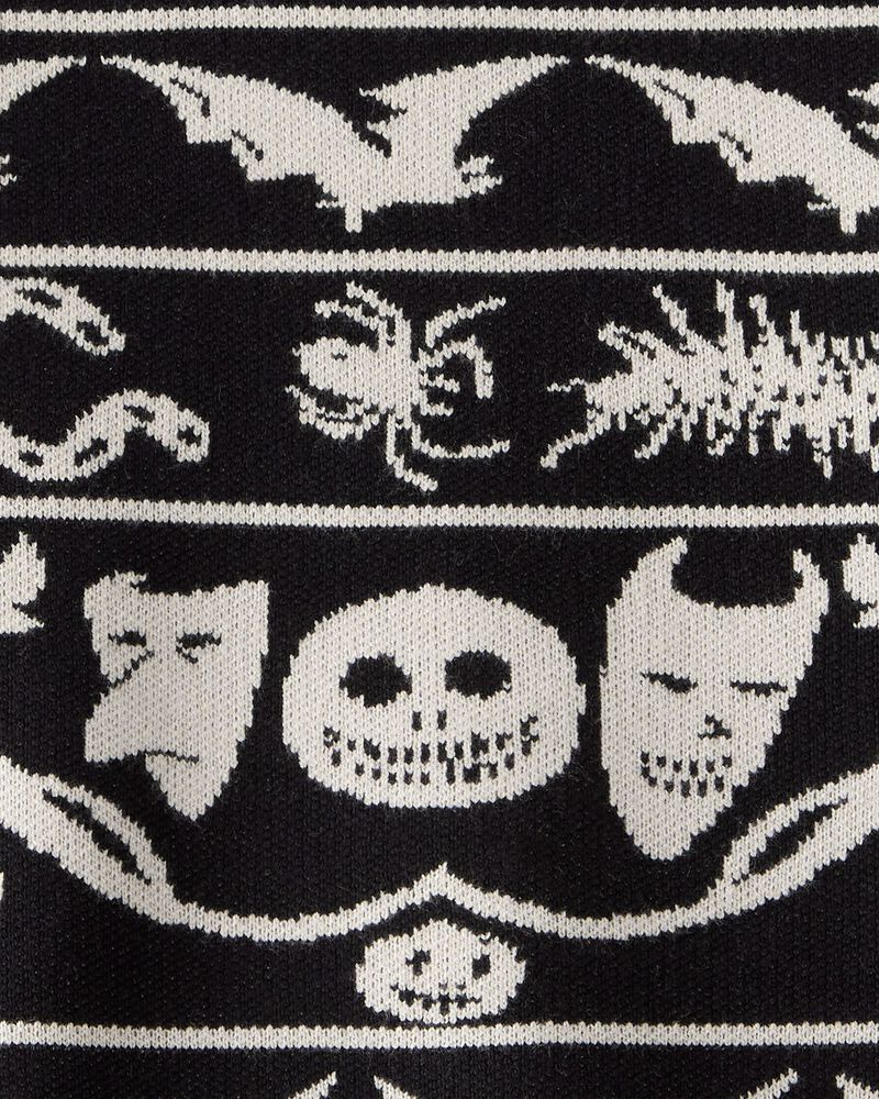 Boys The Nightmare Before Christmas Long-Sleeve Sweater - Black, image 4 of 5 slides