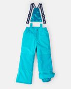 Girls 2-Piece Taslan Ocean Print Snowsuit Set - Ocean Print, image 3 of 7 slides