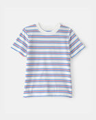 Toddler Striped T-Shirt - Red/White/Blue, image 1 of 3 slides