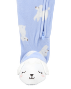 Toddler 1-Piece Dog Fleece Footie Pyjamas, image 3 of 5 slides
