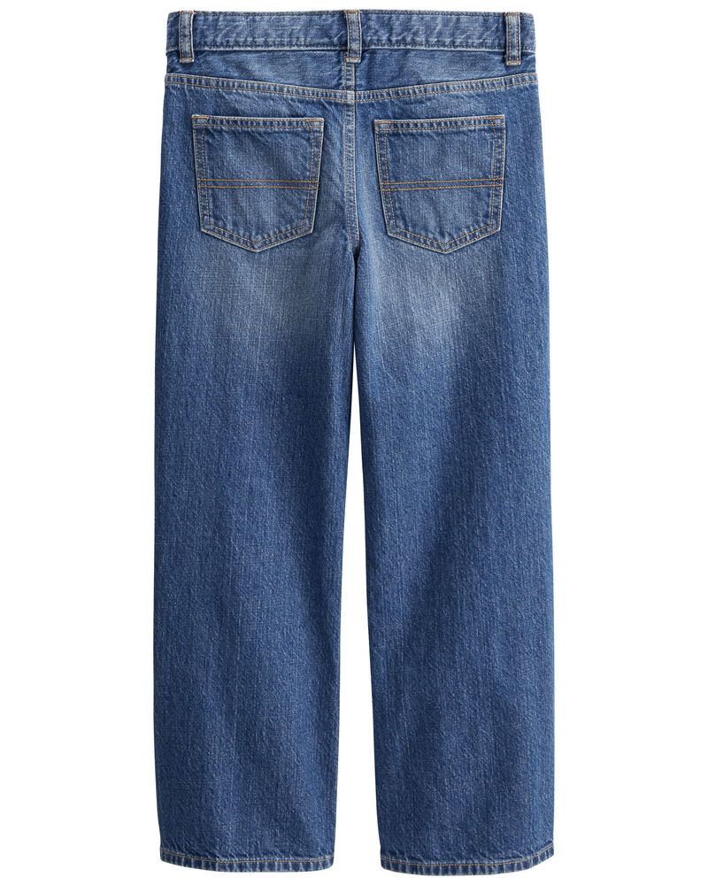 Enfant Jeans droit délavage héritage costaud, image 2 sur 3 diapositives
