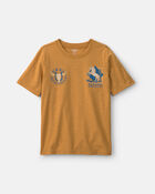 Boys OshKosh Graphic Tee - Gold, image 1 of 9 slides