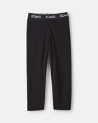Tout-petit gar&ccedil;on - Pantalon couche de base en molleton Kombi - Noir, image 1 sur 3 diapositives
