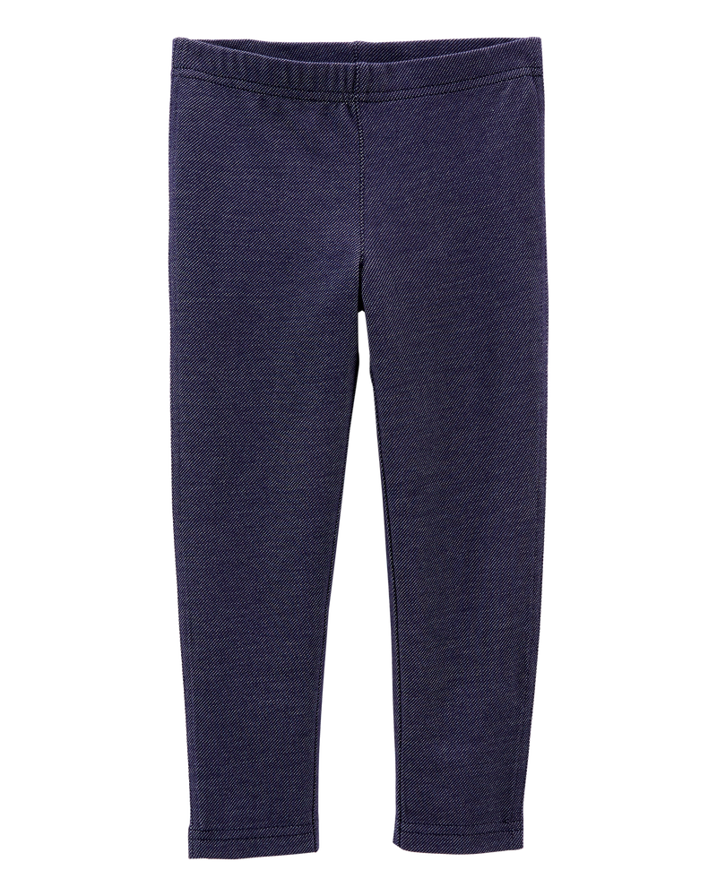 Enfant en bas âge Legging en faux denim, image 1 sur 3 diapositives