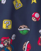 Toddler Boy Nintendo Super Mario Swim Trunks - Navy, image 3 of 3 slides