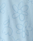 Toddler Girl Ladybug Floral Top - Blue, image 2 of 3 slides