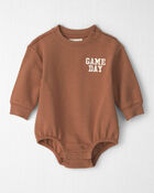 Baby Organic Cotton 'Game Day' French Terry Graphic Bubble, image 1 of 5 slides