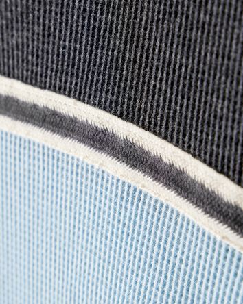 Boys Colourblock Thermal Long-Sleeve Tee - Blue/Grey, 