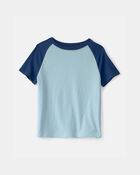 Kid Colorblock T-Shirt - Blue, image 1 of 3 slides