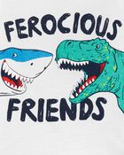 Ferocious Friends Dinosaur Jersey Tee, image 2 of 2 slides