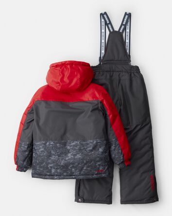 Boys 2-Piece Taslan Snowsuit Set - Red
, 