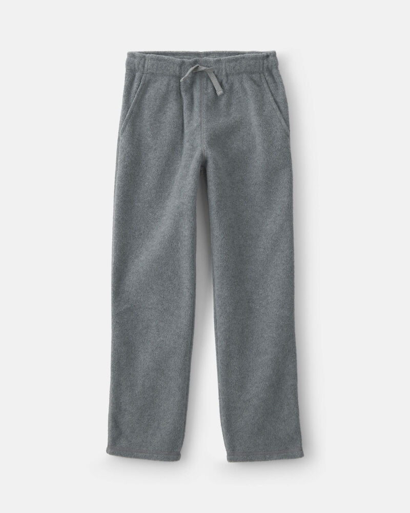 Boys Microfleece Wide-Leg Pants - Grey, image 1 of 4 slides