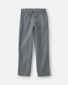 Boys Microfleece Wide-Leg Pants - Grey, image 1 of 4 slides