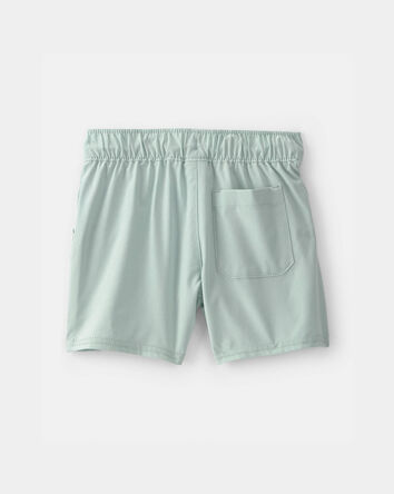 Tout-petit gar&ccedil;on - Short utilitaire en popeline &agrave; cordon de serrage - Vert, 