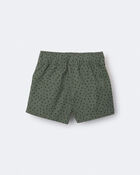 Tout-petit - Short classique &agrave; imprim&eacute; &agrave; pois avec poches - Vert olive, image 6 sur 7 diapositives