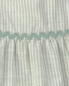 B&eacute;b&eacute; fille - Ensemble 2 pi&egrave;ces haut &agrave; rayures et pantalon - Vert, image 3 sur 3 diapositives