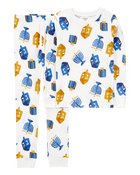 Kid 2-Piece Hanukkah 100% Snug Fit Cotton Pyjamas, image 1 of 2 slides