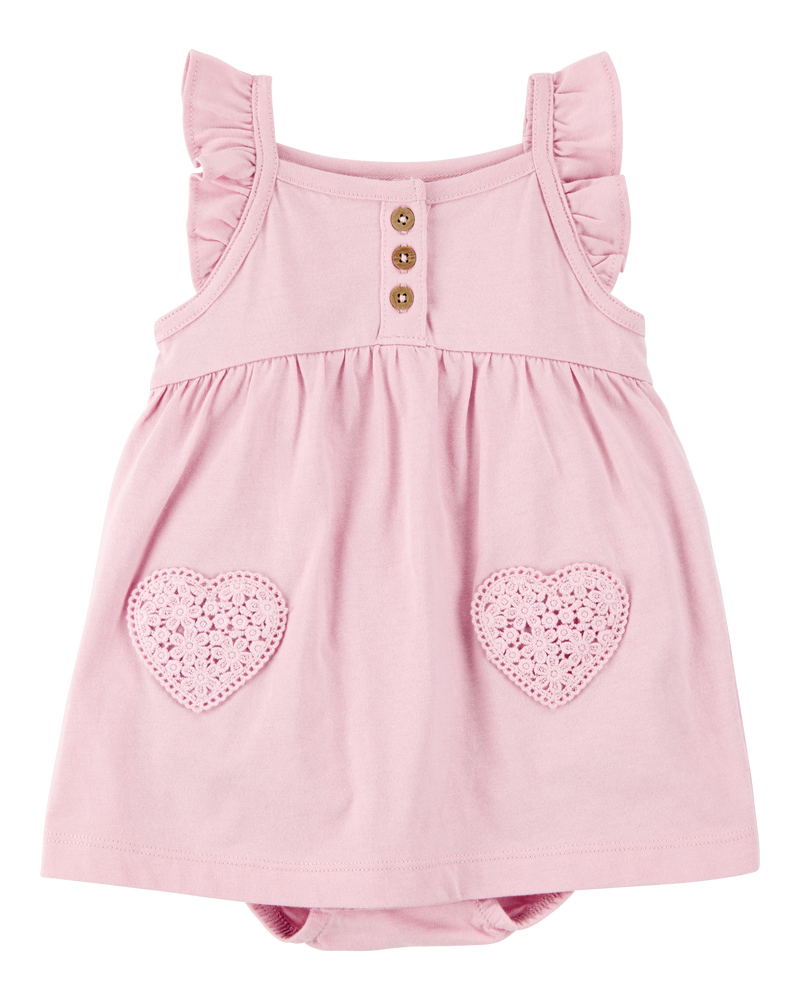 Baby Floral Flutter Sunsuit, image 1 of 3 slides