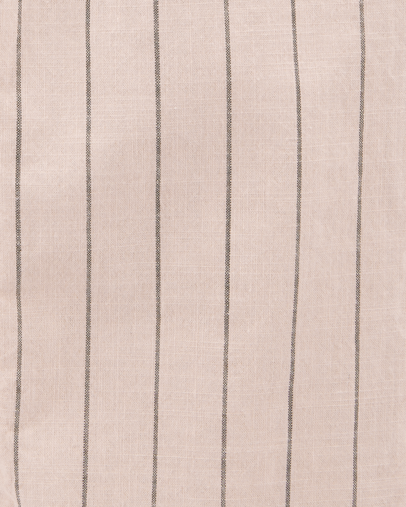 Toddler Striped Pull-On Cotton Pants - Brown, image 5 of 6 slides