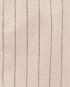 Toddler Striped Pull-On Cotton Pants - Brown, image 5 of 6 slides