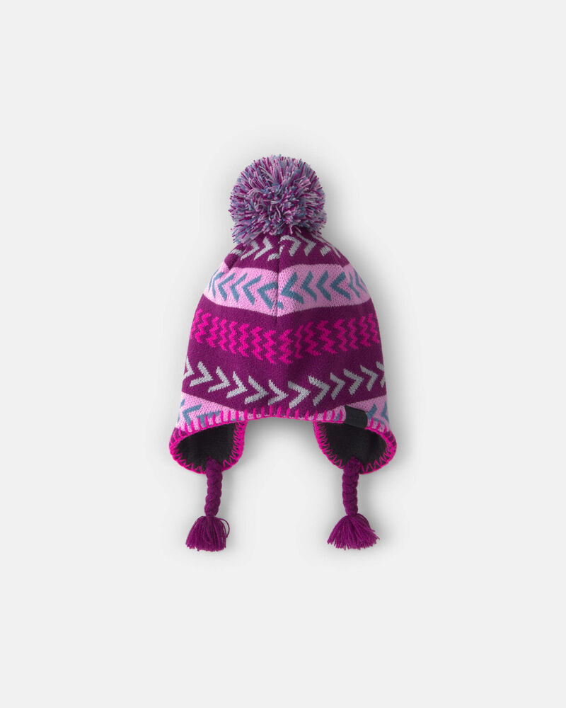 Tout-petit fille - Tuque Booster Kombi - Rose, image 1 sur 1 diapositives