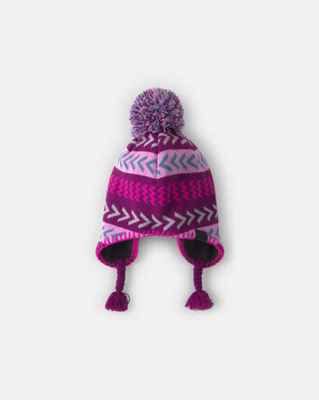 Tout-petit fille - Tuque Booster Kombi - Rose, 