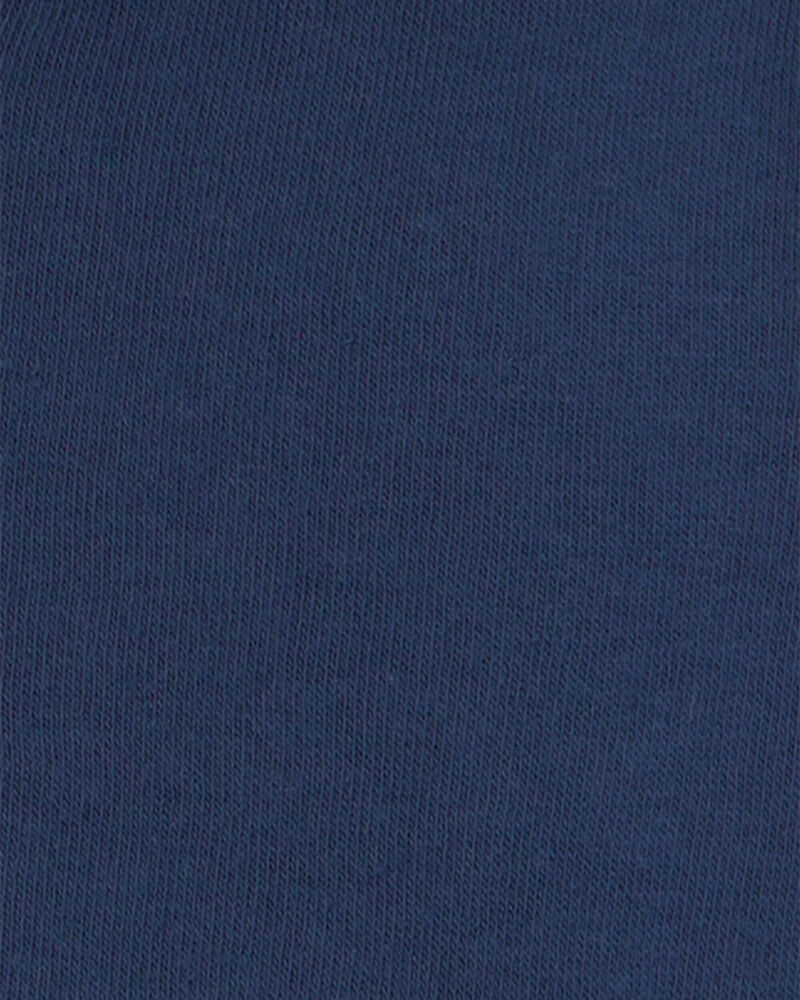 Baby Boy Bear Fleece Zip-Up Hoodie - Navy Blue, image 2 of 3 slides