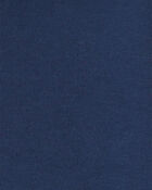 Baby Boy Bear Fleece Zip-Up Hoodie - Navy Blue, image 2 of 3 slides