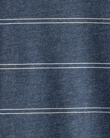 Garçons - T-shirt à manches longues rayé - Marine, 
