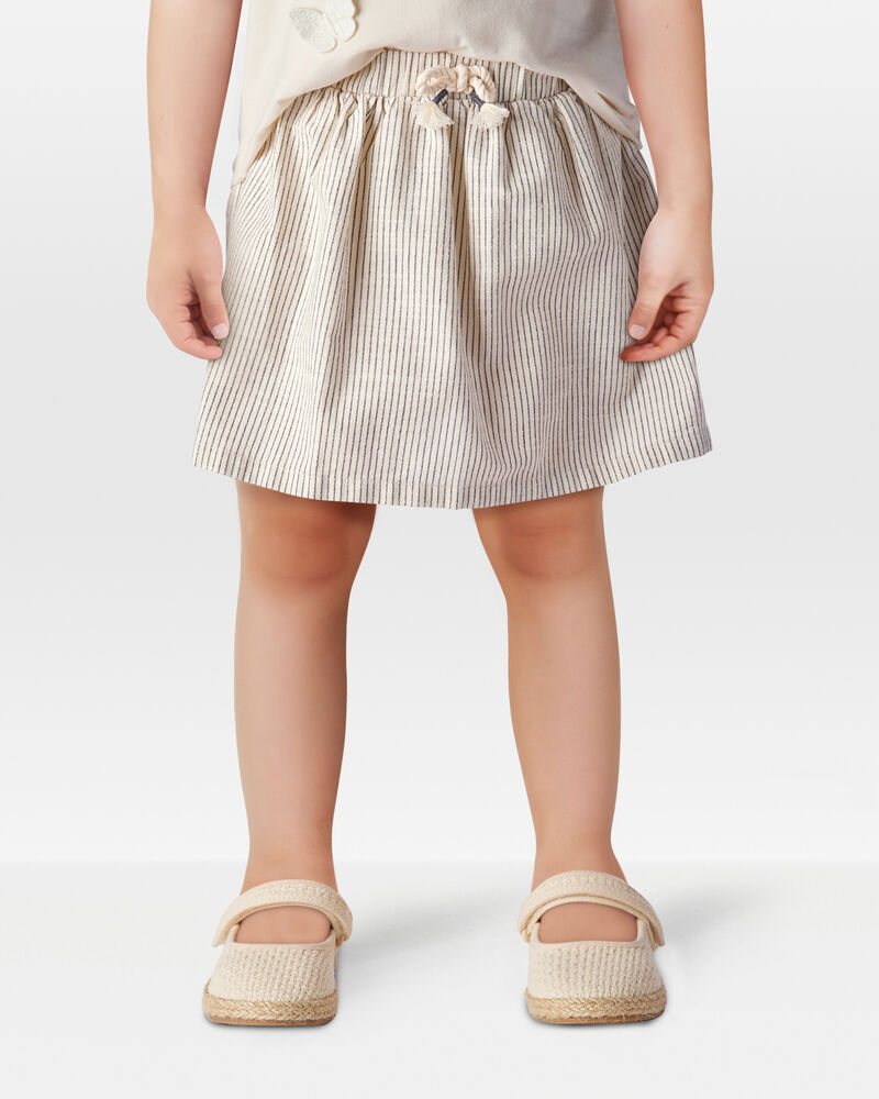 Toddler Striped Pull-On Skort, image 2 of 6 slides