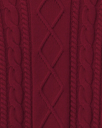 Boys Organic Cotton Cable Knit Sweater, 