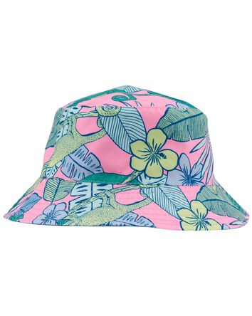 Floral Reversible Bucket Hat, 