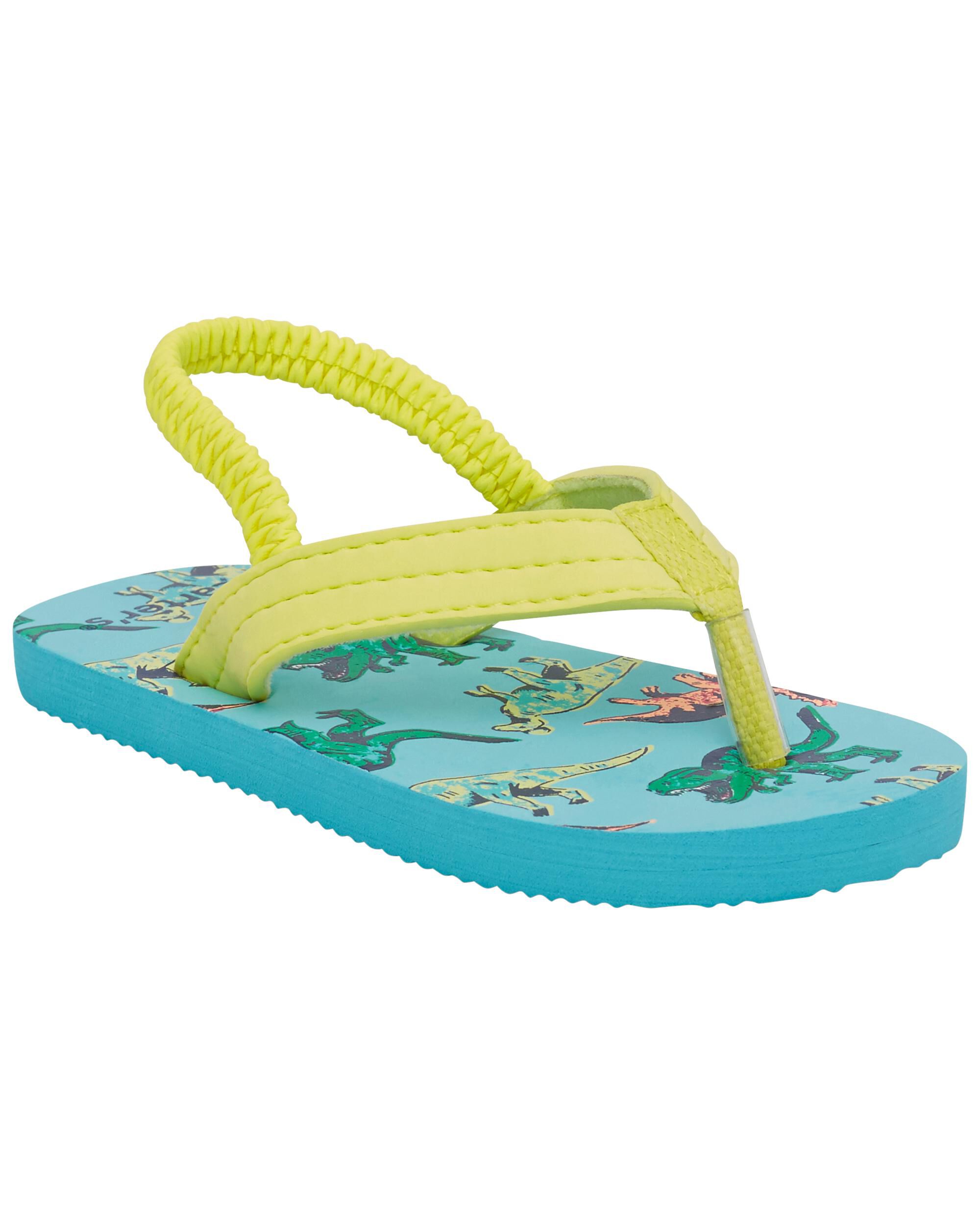 Dinosaur flip flops outlet